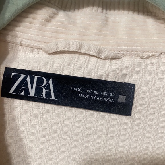 Zara Corduroy Crop Jacket - Picture 7 of 8